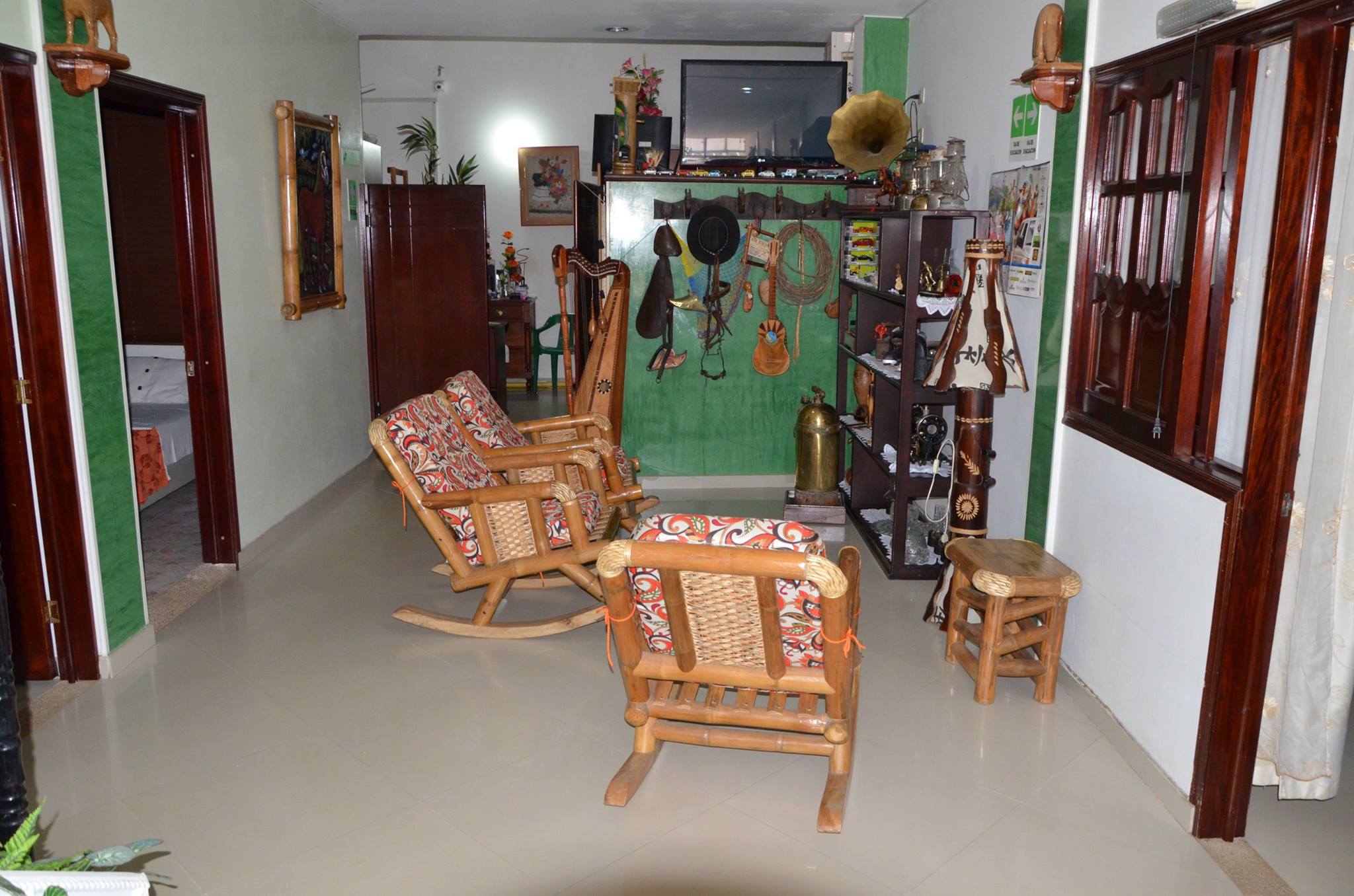Recepción del Hotel Balcón de la Villa en Villanueva
