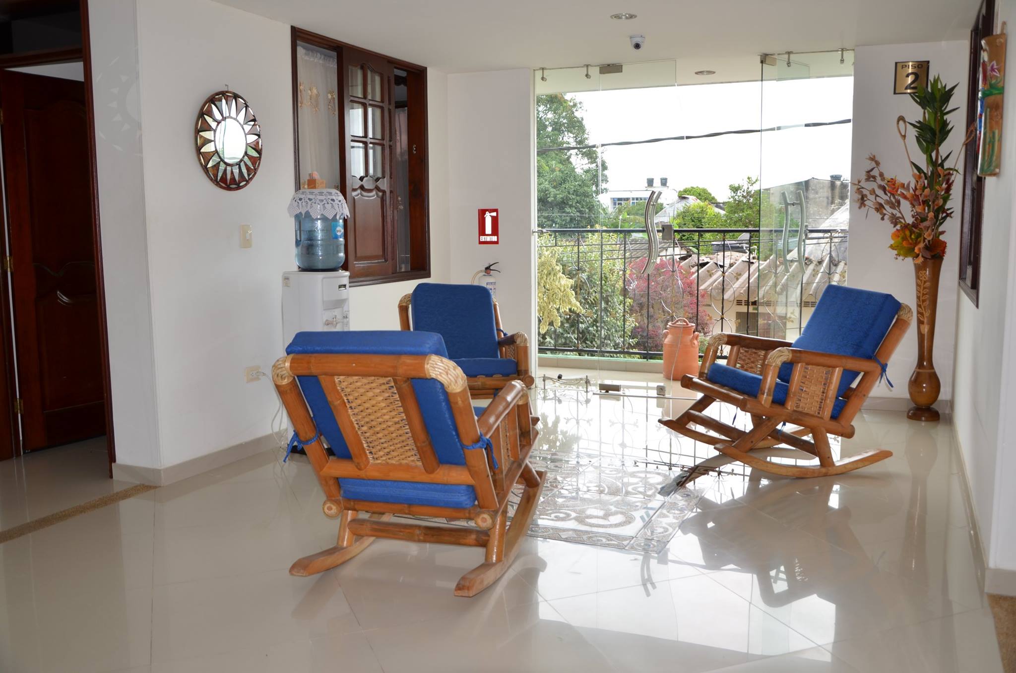 Zona común del Hotel Balcón de la Villa